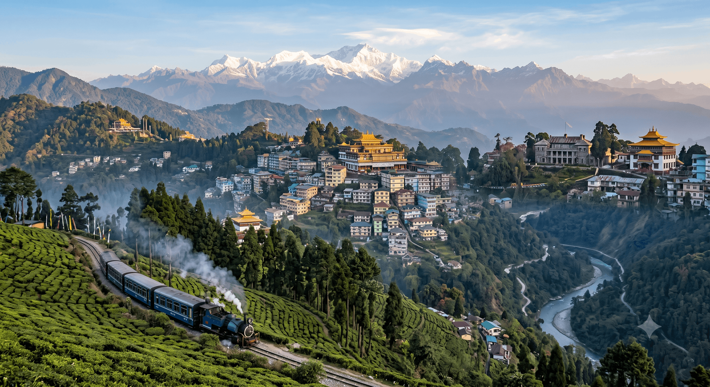 Eastern Himalayan Trail: Tea, Monasteries & Mountain Views